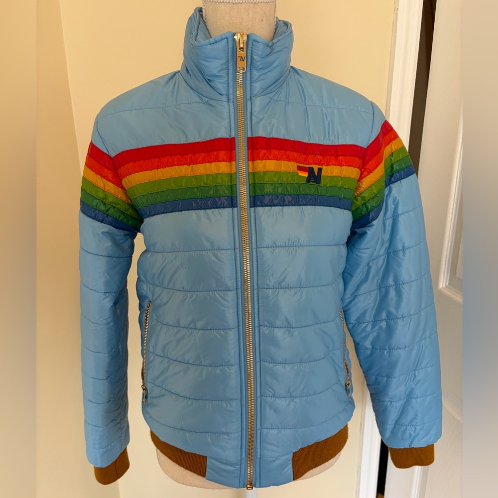 Aviator Nation Light Blue Windbreaker